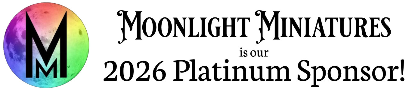 Moonlight Miniatures is our 2026 Platinum Sponsor