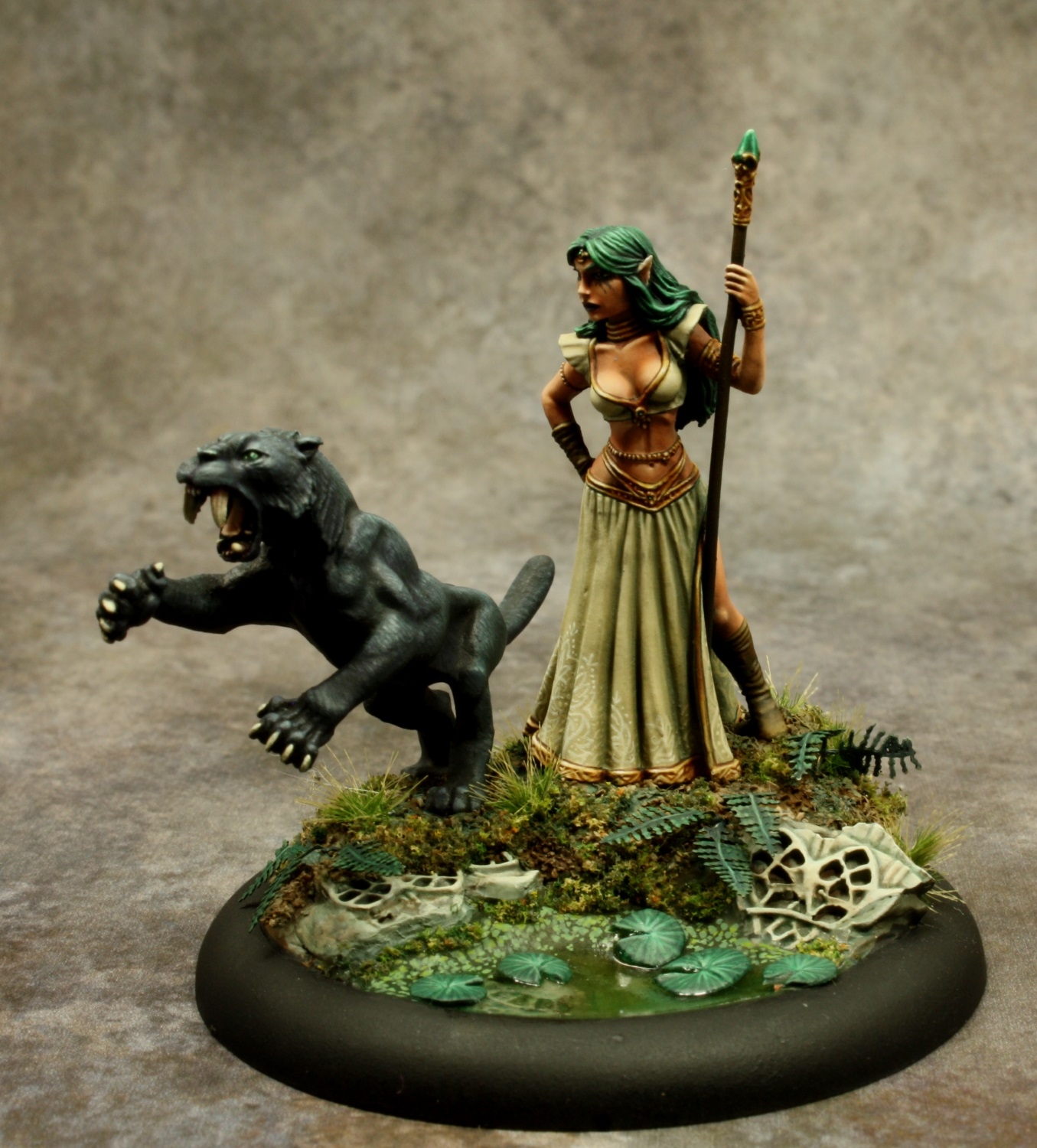 Wood Elf and Companion