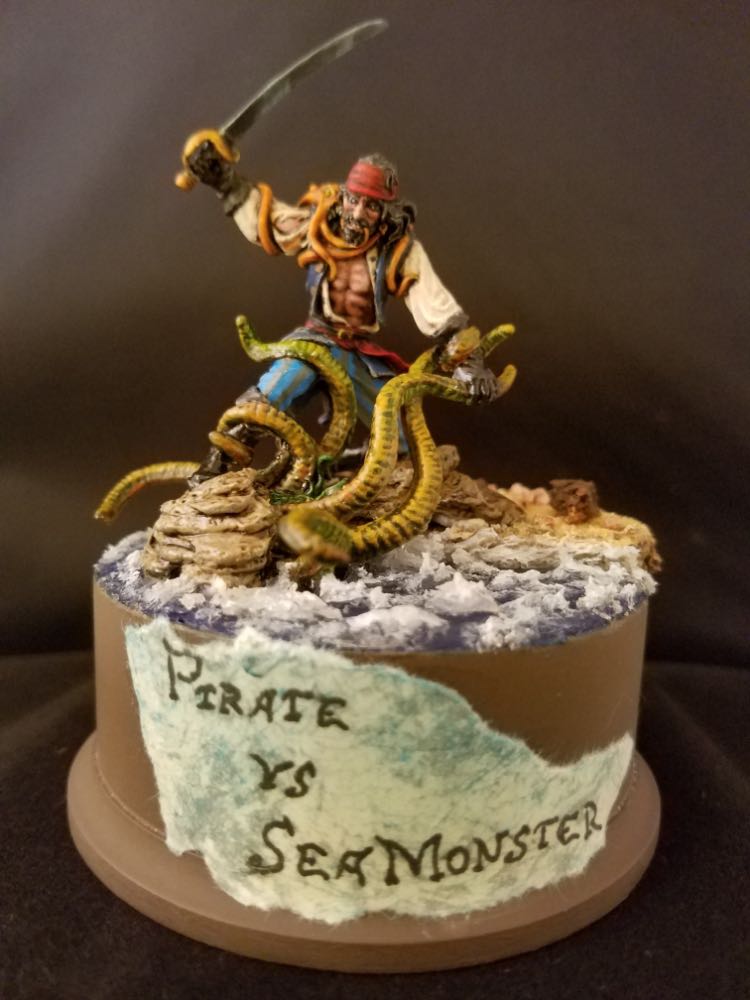 Pirate vs Sea Monster 