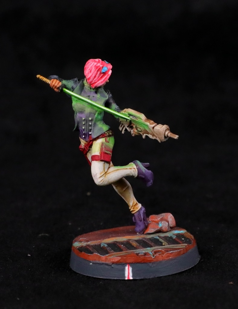 Glowing Sword in the Dark
