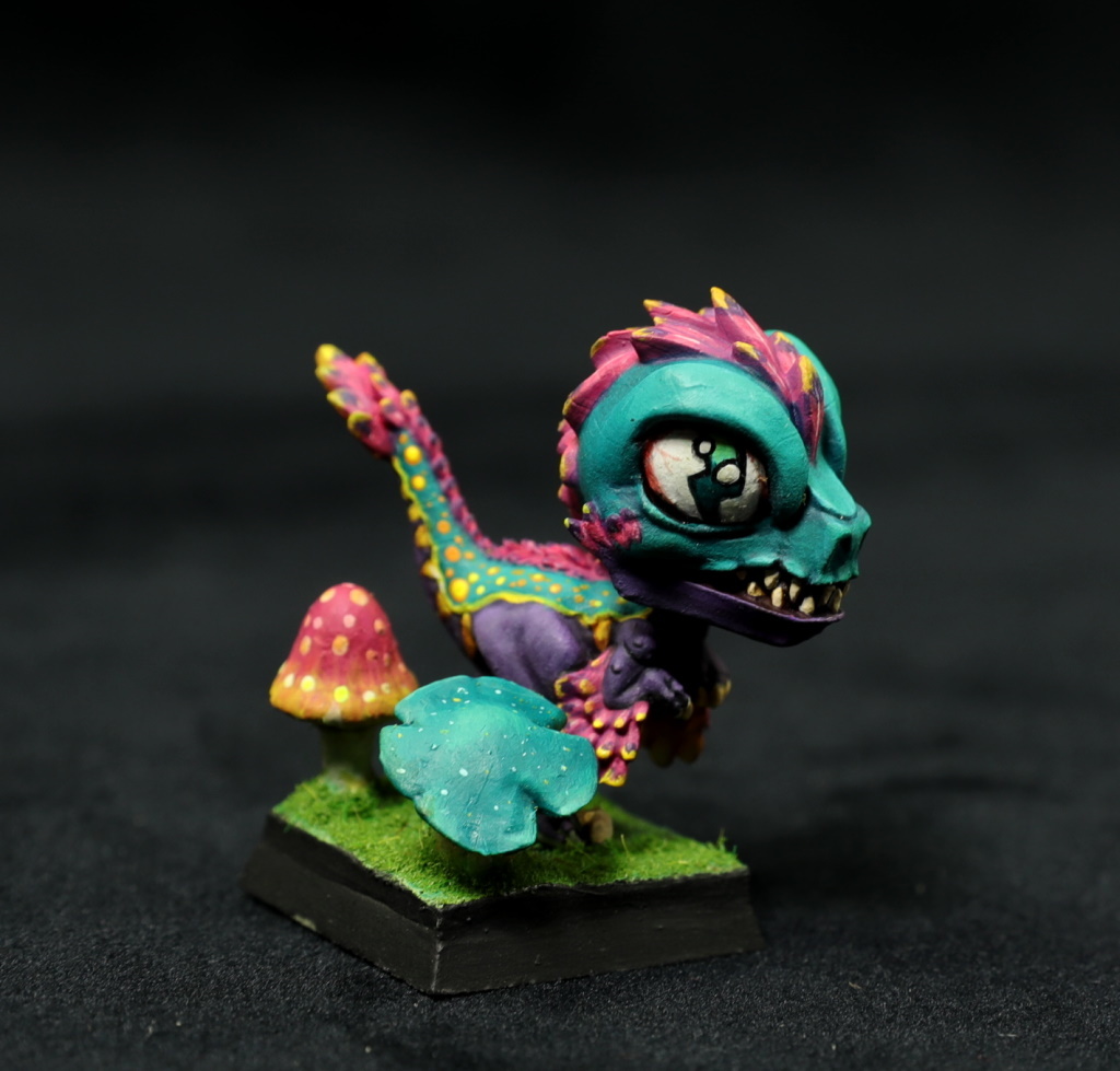 Lisa Frank Velociraptor