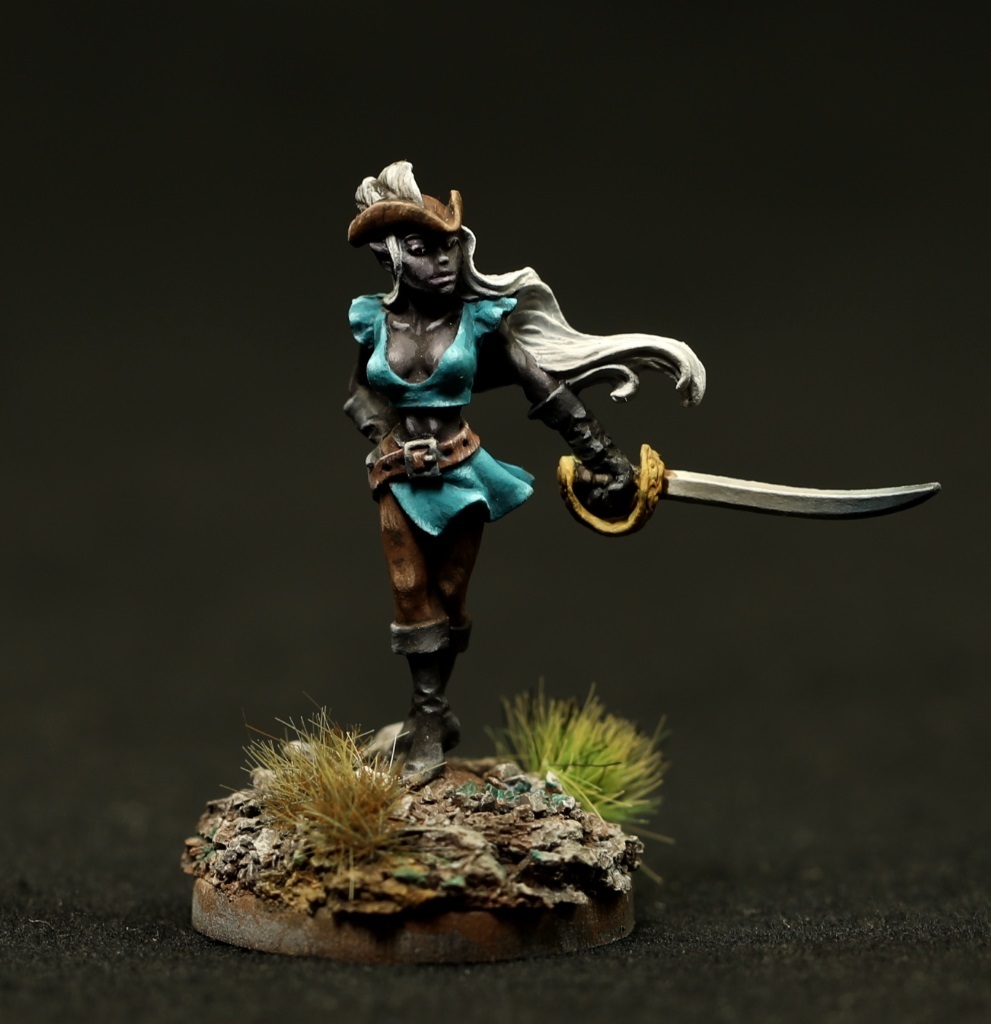 Drow Elf Pirate Captain