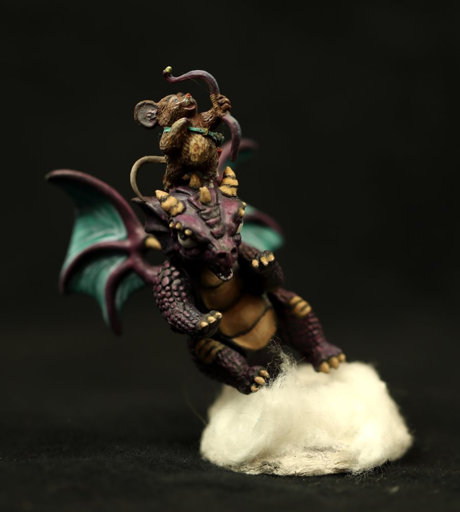 Mouseling Riding a Dragon! Into the Sky We Go!!! WEEEEE!!!