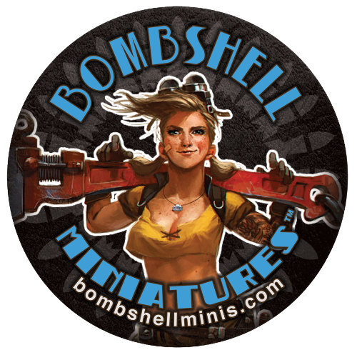 Bombshell Miniatures logo